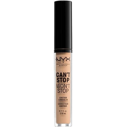 Nyx Professional MakeUp can't stop won't stop contour concealer correttore natural