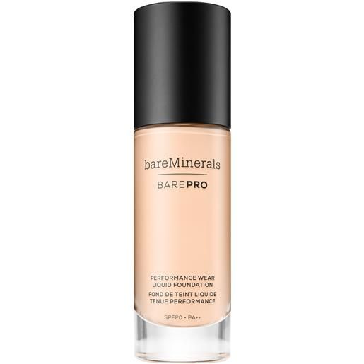 bareMinerals barepro™ performance wear liquid foundation spf 20 fondotinta liquido 01 fair