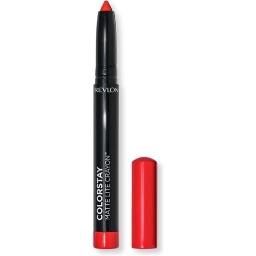 Revlon color. Stay matte lite crayon - rossetto n. 009 ruffled feathers