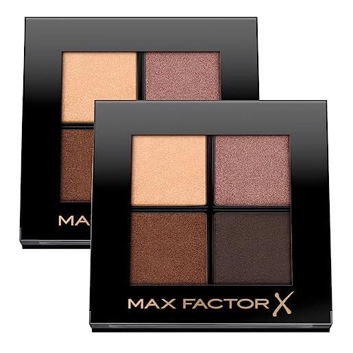 MAXFACTOR max factor colour x-pert soft touch palette da 4 ombretti altamente pigmentati diverse tonalità colore 003 hazy sands - 2 cosmetici