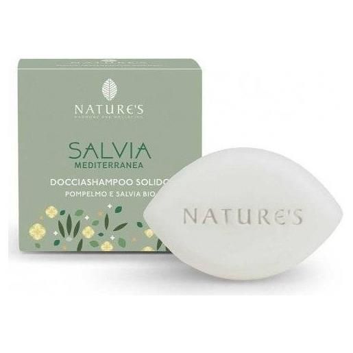 Nature's bios line Nature's salvia mediterranea doccia shampoo solido 60 g edizione limitata