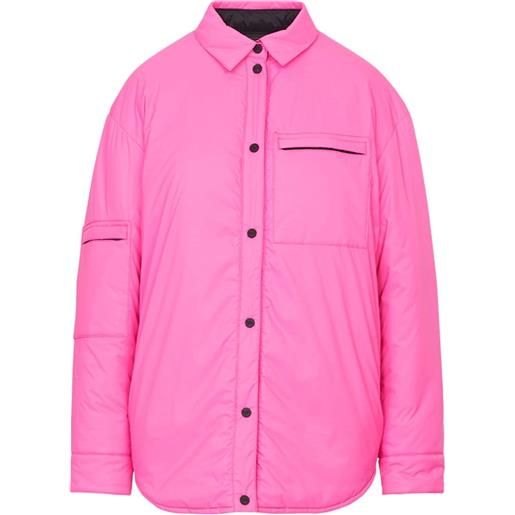 Aztech Mountain giacca-camicia imbottita pillow - rosa