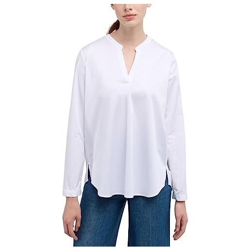 ETERNA donna satin shirt loose fit 1/1 white 48_d_1/1