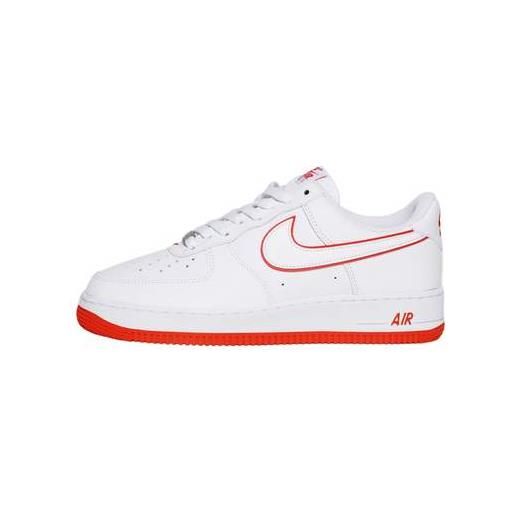 NIKE air force 1 '07 bianco/rosso