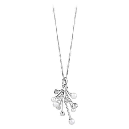 Silver Cat collana silver necklace with pearls sc348 (chain, pendant) ssc0340 marca, estándar, metallo, nessuna pietra preziosa