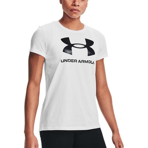 Under Armour live sportstyle graphic ssc white donna