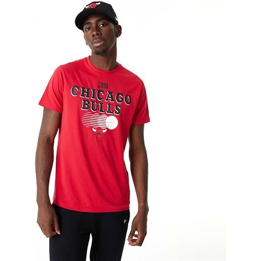 New Era t-shirt chicago bulls nba team graphic rossa