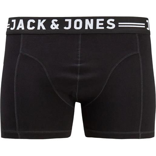 Jack & Jones boxer plus size 3pkk neri da uomo