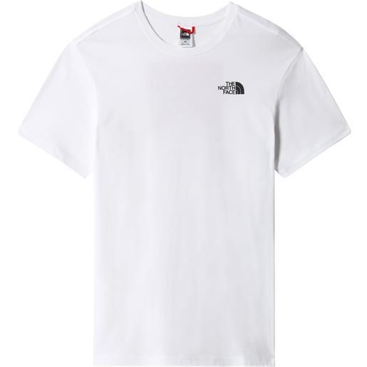 The North Face t-shirt redbox tnf white da uomo