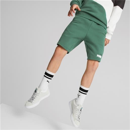 Puma shorts essentials+ two-one green da bambino
