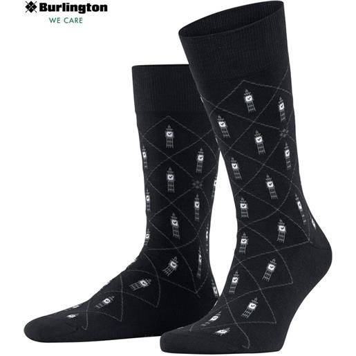Burlington calzini stampa big ben nero