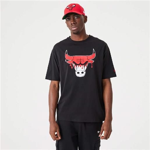 New Era ‌t-shirt chicago nba drip logo bulls nera
