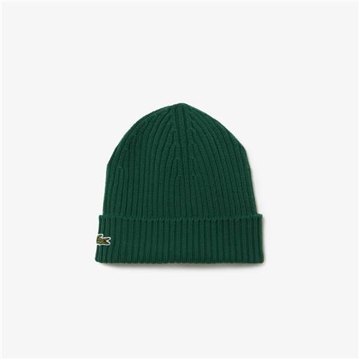 Lacoste berretto in lana verde