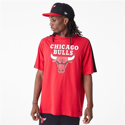 New era t-shirt chicago bulls nba block rossa