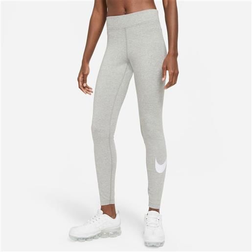 Nike leggings sportswear essential grigio