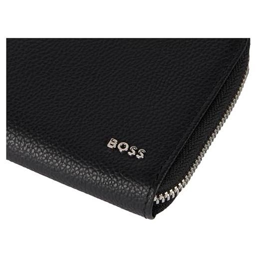 BOSS highway_flat_l_zip, around_wallet uomo, nero, taglia unica