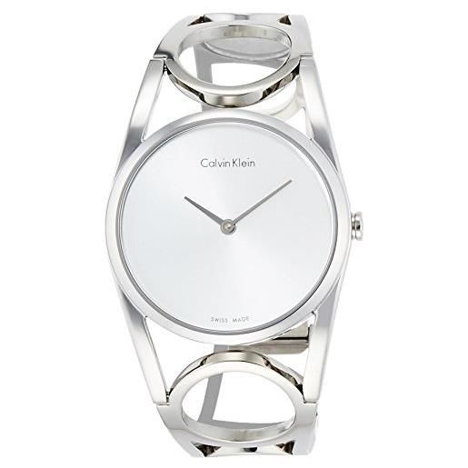 Calvin Klein orologio digitale quarzo da donna con cinturino in acciaio inox k5u2m146
