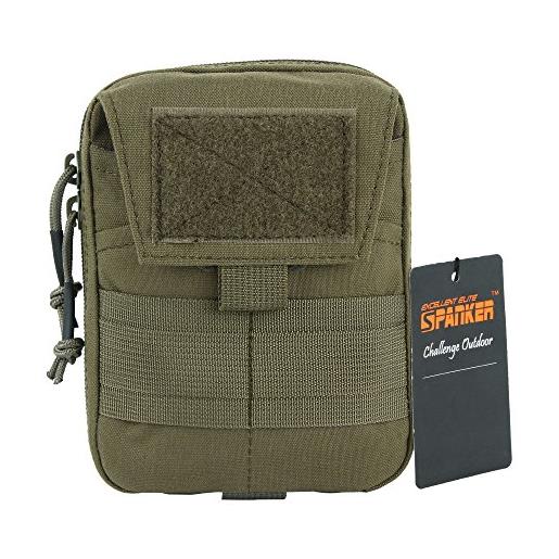 EXCELLENT ELITE SPANKER molle admin pouch borsa per strumenti di utilità militare edc molle pouchs gadget waist bags (multicam black)
