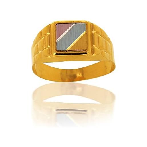 AvenueDuBijou anello oro 3 colori 18 kt e in oro giallo 750/1000, 30, cod. Aj080972-70