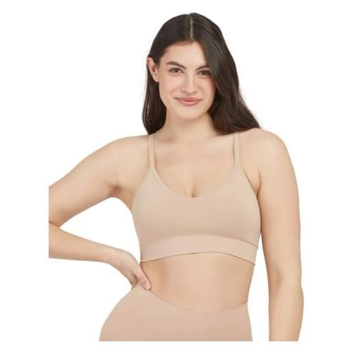 Spanx eco. Care bralette, bralette donna, beige (toasted oatmeal), l