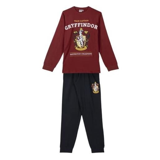 Harry Potter cerdá life's little moments pigiama invernale di Harry Potter pajama set, rosso e nero, l unisex-adulto