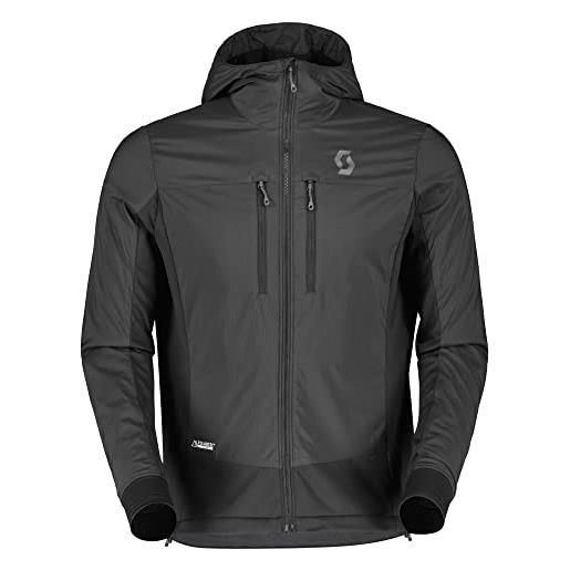 Scott explorair alpha outdoor - giacca sportiva 2023, colore: nero, nero , l