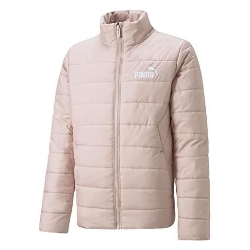 PUMA ess padded jacket giacca, rosa, 14 anni unisex-bimbi