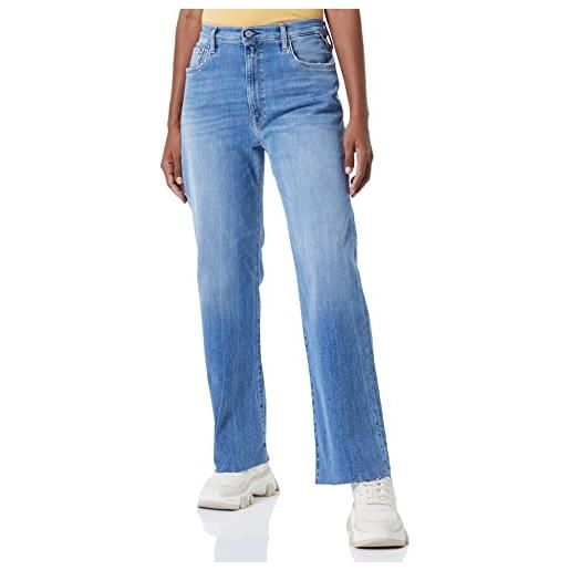 Replay reyne jeans, 010 light blue, 27w x 28l donna