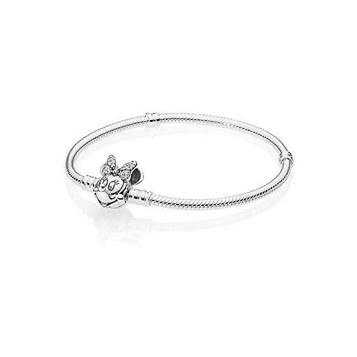 Pandora bracciale con charm donna argento - 597770cz-17