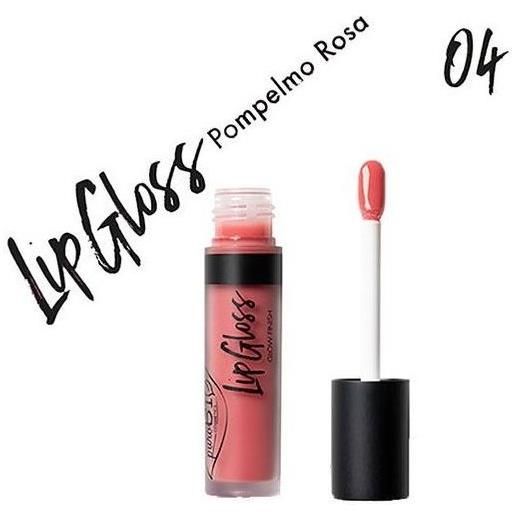 PuroBio Cosmetics puro. Bio lip gloss glow finish lucidalabbra n. 04 pompelmo rosa