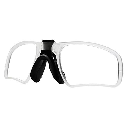 Saucer insert clip-on | inserto ottico rx per occhiali da sole oakley ev zero series - trasparente, trasparente, taglia unica