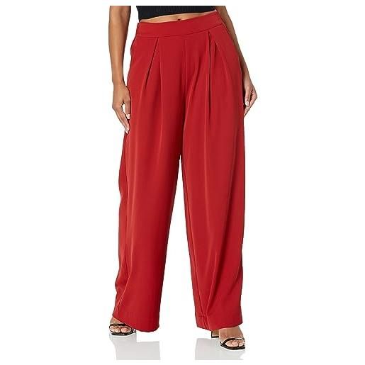 The Drop women's pantaloni a gamba larga, rosso scarlatto, di @kass_stylz, xxl