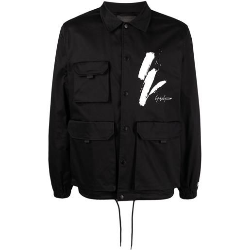 Yohji Yamamoto giacca con stampa x new era - nero
