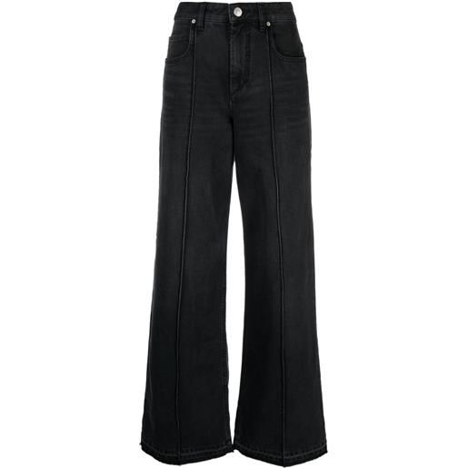 ISABEL MARANT jeans svasati noldy a vita alta - nero