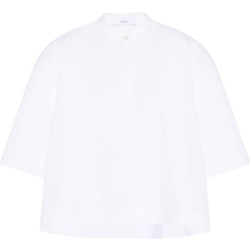 Rosetta Getty camicia crop - bianco