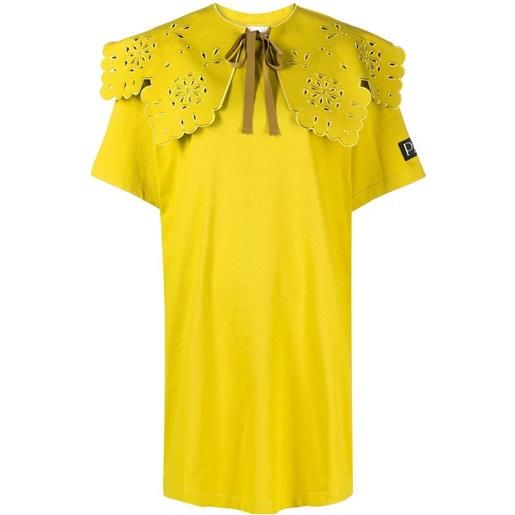 Patou abito modello t-shirt - giallo