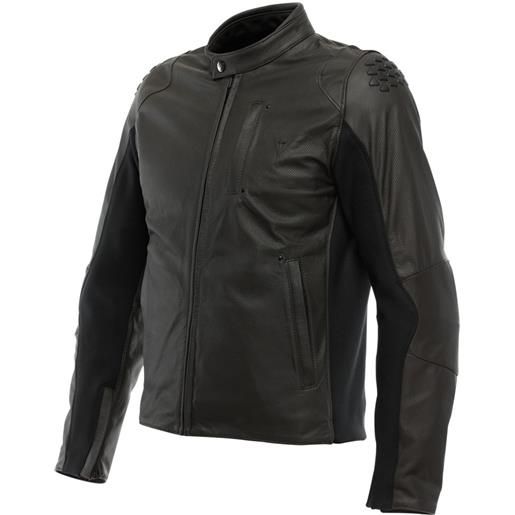 Dainese istrice perforated leather jacket nero 48 uomo