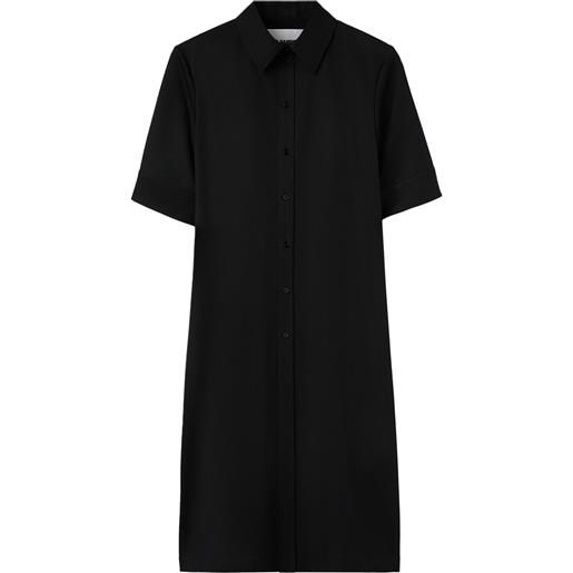 Jil Sander camicia lunga - nero
