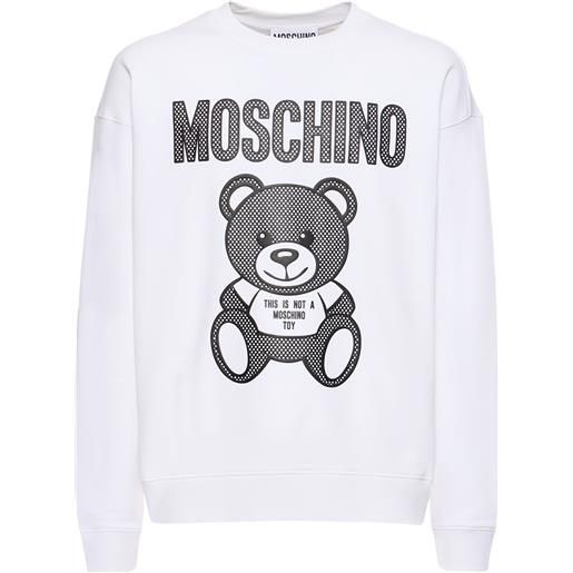 MOSCHINO felpa in cotone organico