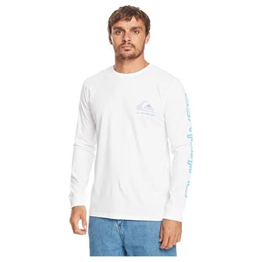 Quiksilver omni logo maglietta a maniche lunghe da uomo