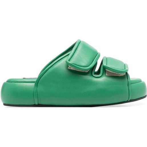 Simon Miller sandali con strappo - verde
