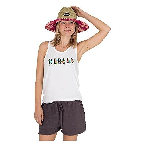 Hurley w capri straw lifeguard hat