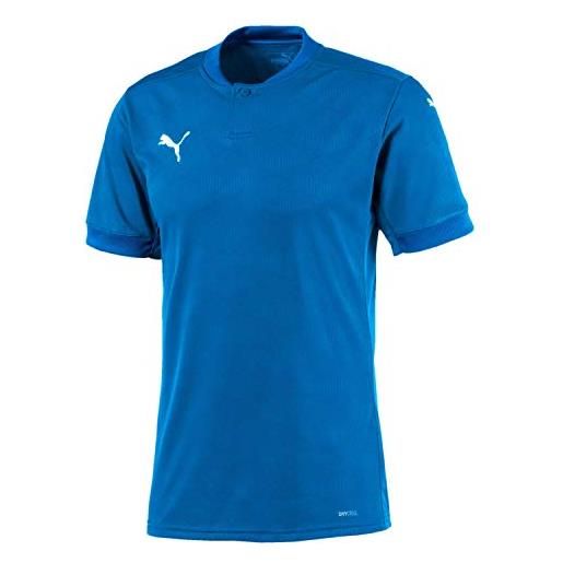 Puma teamfinal 21 jersey - maglietta uomo, blu (electric blue lemonade/team power blue), xxl, 1 pezzo