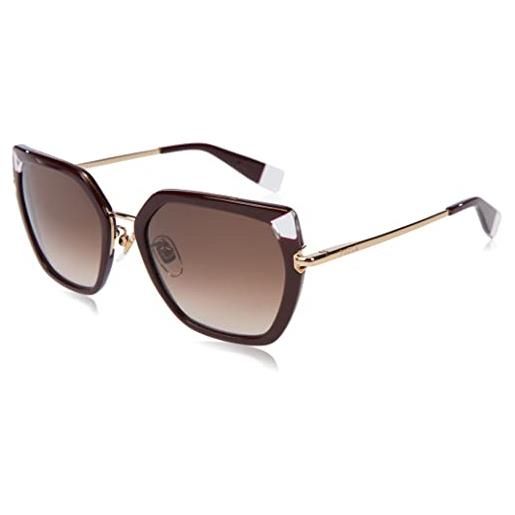 Furla sfu514 09hb sunglasses combined, standard, 54, viola scuro lucido, unisex-adulto
