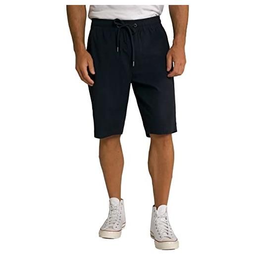 JP 1880 bermuda, flexnamic, elastico in vita, 4 tasche pantaloni, blu navy, 6x-large uomo