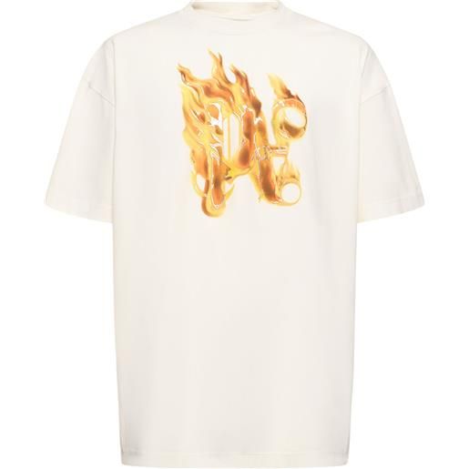 PALM ANGELS t-shirt in cotone con stampa