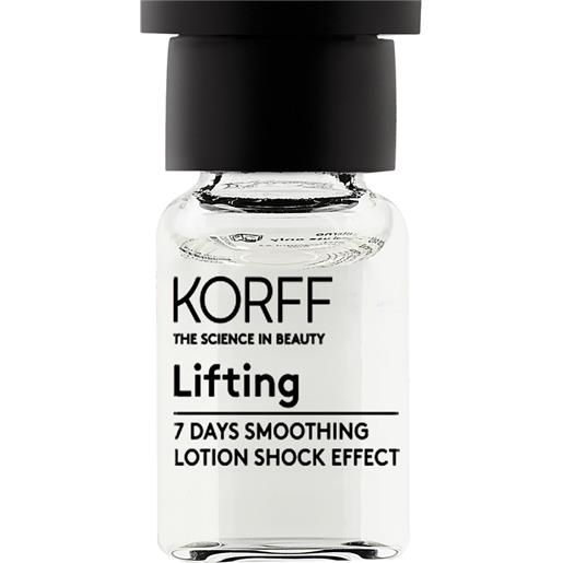 KORFF Srl korff lifting - lozione 7 giorni effetto urto levigante 7 flaconcini 2ml