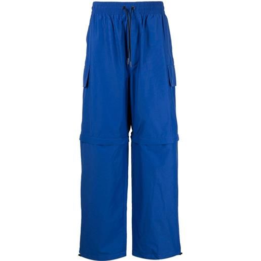 Maison Kitsuné pantaloni sportivi - blu