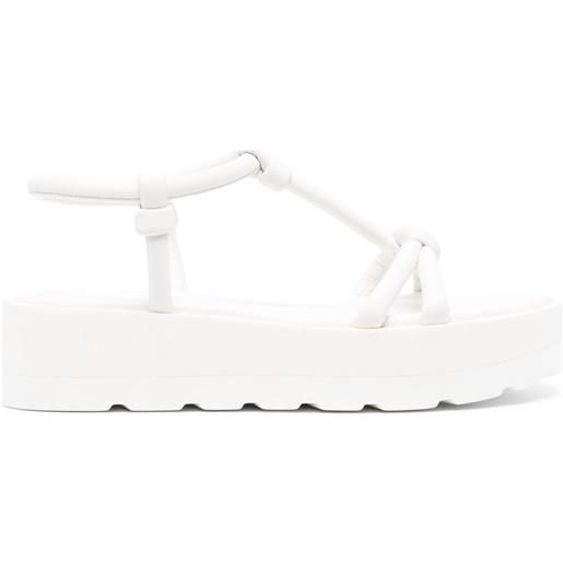 Gianvito Rossi sandali con suola rialzata - bianco