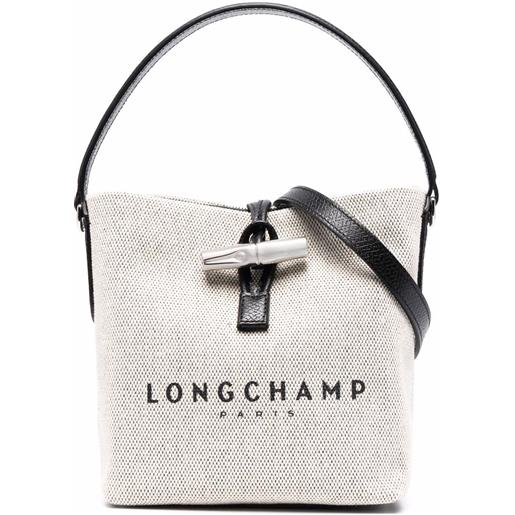 Longchamp borsa a secchiello roseau piccola - toni neutri